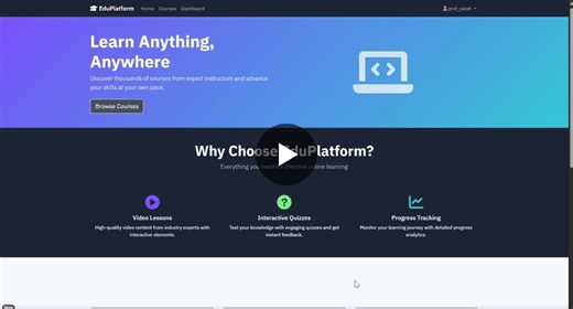 Excited to share my recent project: i Learning Management System (LMS)! What I built: An Online Learning Platform that allows users to access courses featuring video lectures, take quizzes, and… | Hamza Bin Adil