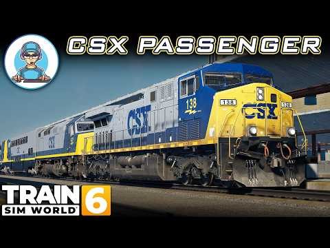 CSX Passenger Train (Custom Livery) @TrainSimWorld ​@CSXOfficial ​