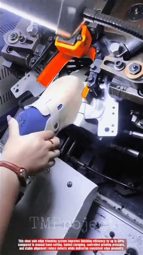 Innovative Shoe Sole Edge Trimming Machine : Best Precision Finishing Control