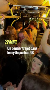 🚌 🕺Un bus transformé en discothèque ? Oui, mais pas n’importe quel bus ! Les étudiants de l’Université de Liège disent adieu à la légendaire ligne 48. Dès le 28 avril, elle disparaîtra avec la mise en service du tram et du nouveau réseau liégeois. | RTBF Info Liège