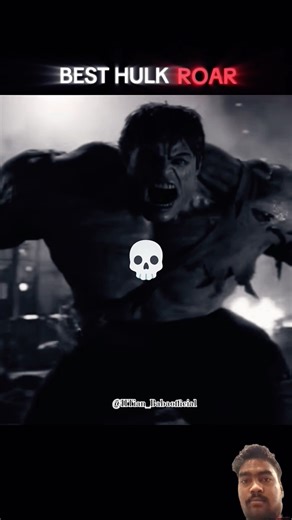 Best Hulk Roar, Like Lion 🦁 Hulk Edit! 💀 #marvel #hulk #avengers #hulksmash #shorts
