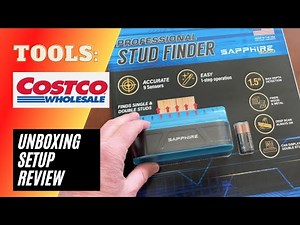 Stud Finder from Costco- Unboxing, Setup, Review