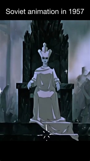 Best illustrations❤️ on Instagram: "Fragment from the Soviet animated film The Snow Queen (1957), directed by Lev Atamanov. The Snow Queen (1957) is an animated adaptation of Hans Christian Andersen's classic fairy tale. It tells the story of Gerda, a young girl whose unwavering love compels her to undertake a perilous quest. She must rescue her best friend, Kai, after his heart is turned to ice and he is taken captive by the mysterious Snow Queen in her distant frozen palace. The film masterful