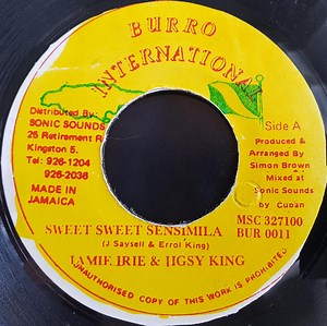 Jamie Irie & Jigsy King - Sweet Sweet Sensimila