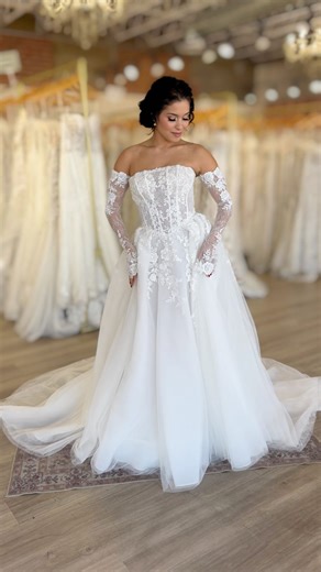 34K views · 1.2K reactions | ✨ Long sleeve wedding dresses for the timeless, romantic bride. From delicate lace to sleek modern designs — there’s something for every style. • #longsleeveweddingdres #BridalInspo #VivienneAtelier #bridal #bride #bridalstyle #wedding #phoenix #phoenixbride #weddingdress #arizona #vivienneatelier #wedding #bridalboutique #phoenixaz #weddingday #weddinginspo #2027bride #2026bride #vestidodenovia | Vivienneatelier.phoenix | Facebook