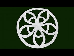 Simple & Beautiful Paper Cutting Designs for Beginners