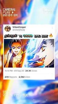 𝗦𝗵𝗶𝗻𝗼𝗯𝘂 𝘃𝘀 𝗗𝗼𝗺𝗮 🥶🔥