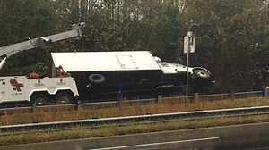 Weather causes multiple traffic issues, including Highway 23 box truck crash