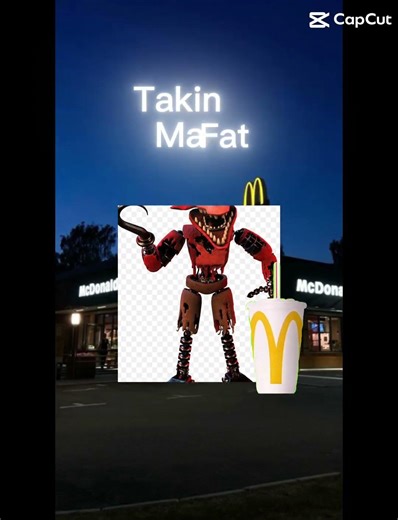 Withered foxy goes to McDonald’s #fnaf