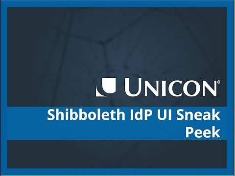 Introducing the New Shibboleth IdP UI