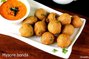 Mysore Bonda Recipe - Swasthi's Recipes