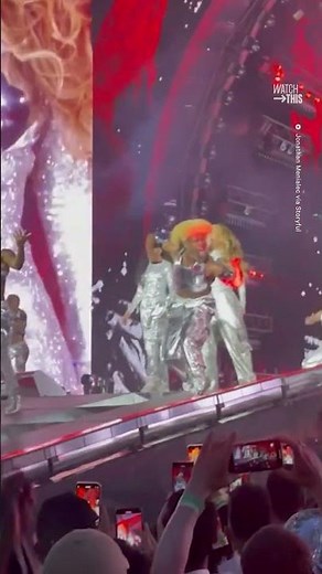 Beyonce's Daughter Blue Ivy Joins Her Mom On Stage