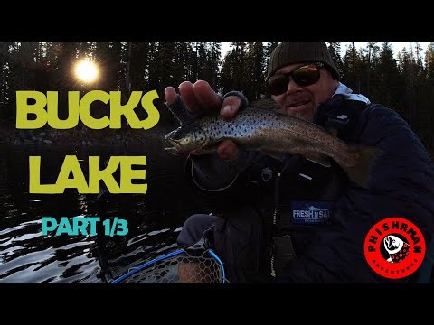 Bucks Lake Camping Fishing Part 1/3