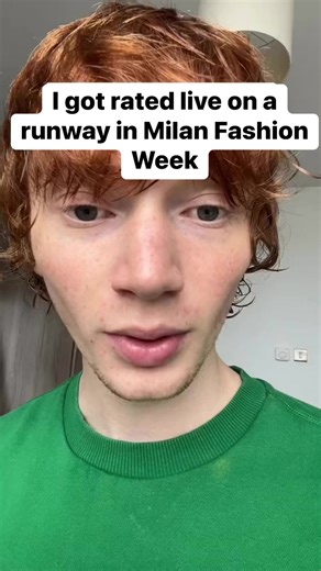 I present the most interesting runway I’ll probably ever walk #model #runway | Calum Harper