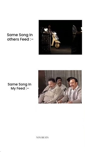 Her feed V/S My feed...!!❤️‍🩹✨️#nfak #dekhtedekhtestatus #shorts