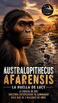 🦴 Lucy: La Huella que Cambió la Historia de la Humanidad | Australopithecus afarensis
