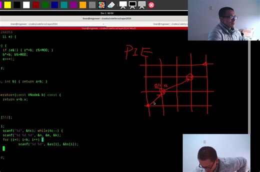 【Codeforces】Rayan Programming Contest 2024菜鸡ABCDE实况复盘：E瞎(W)猜(A)了几次就猜中了...