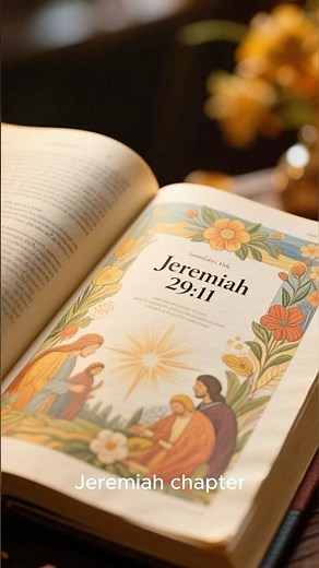 Jeremiah chapter 29 verse 11 - God promises hope and a future.