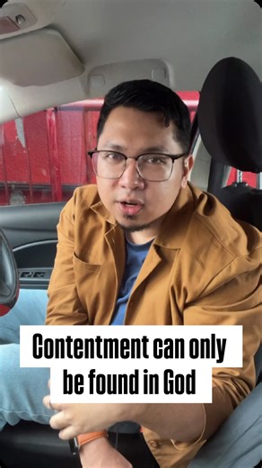 2.7K reactions · 391 shares | Contentment can only be found in God #contentment #christianencouragement #financialfreedom | Jeric Timbang | Facebook