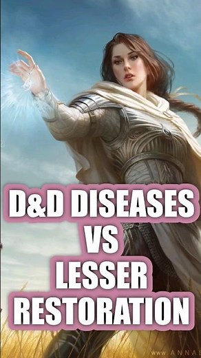 Lesser Restoration doesn't have to suck. #dnd