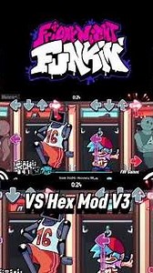 Friday Night Funkin' VS Hex Mod V3 #fnf #fridaynightfunkin #fnfmods #viral #shorts
