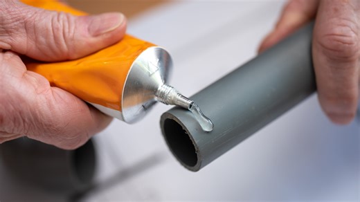The Handy Tip That Will Help Prevent Your PVC Glue From Drying Out In Storage - House Digest