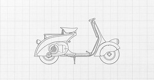 VESPA GTSすなわちスーパー/スーパースポーツ/スーパーテック4V iGet Euro5 125 ccm 4T LC '23- ZAP