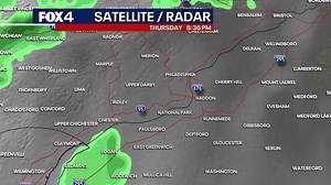 65K views · 126 reactions | 9:35PM: Radar shows the strong storm southwest of Philly heading northeast that has prompted a stoppage in play in the Cowboys/Eagles game. Strong, gusty winds, heavy rain, and lightning all possible. | FOX 4 Weather | Facebook
