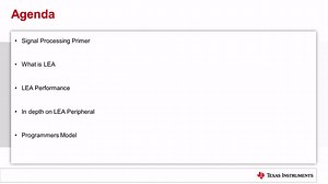 Advanced signal processing on 16-bit MSP430™ FRAM MCUs with low energy accelerator (LEA) | TI.com