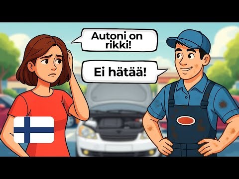 Learn Finnish with Easy Conversations | 10 Simple Dialogues on the Road