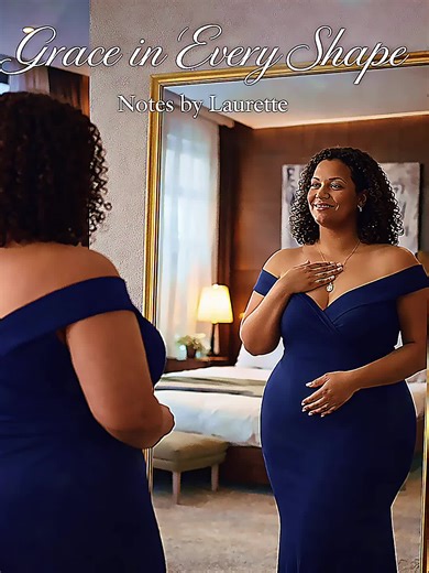 Grace in Every Shape There is something quietly powerful about standing before a mirror and choosing to see yourself with kindness. Not through comparison, not through the expectations of the world, but through the quiet understanding that every life carries its own story. Self-love rarely arrives in loud moments. It grows slowly, in patience with who you are today, and in grace toward the person you are becoming. The reflection in front of you is more than an image. It is a life that has learne