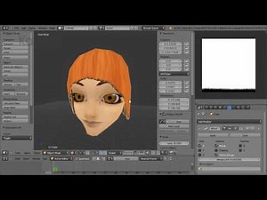 IMVU how to easily make hair with Blender (HD)