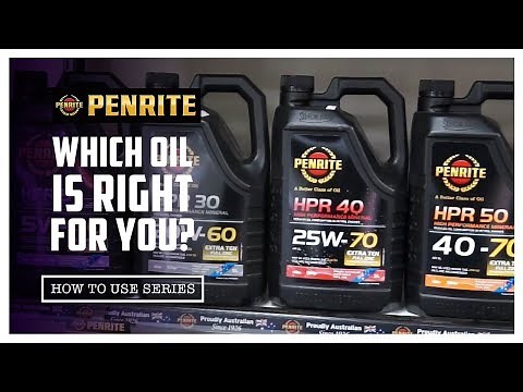 Which Penrite Oil is the Right Oil for your Vehicle