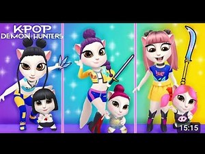 K-POP DEMON HUNTERS are now moms | My Talking Angela 2