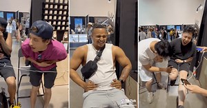 Period pain-relief company uses a menstrual pain simulator to show men how painful cramps are