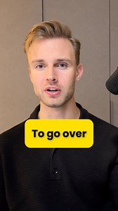 What does the phrasal verb GO OVER mean? To go over something = to review it “The teacher went over the homework.” To go over somewhere = to visit a place “I went over to my friend’s house for lunch.” Improve your English with me - join my courses through the link in my profile bio @englishattheready #fluentenglish‬⁩ ⁦‪#learnenglishonline‬⁩ ⁦‪#inglés‬⁩ ⁦‪#учитьанглийский‬⁩ ⁦‪#学英语‬⁩ ⁦‪#अंग्रेजीसीखिये‬⁩ ⁦‪#ingilizceöğren‬⁩ ⁦‪#aprenderinglês‬⁩ ⁦‪#영어를배우다‬⁩ ⁦‪#英語を習う‬⁩ ⁦‪#nativeenglishteacher‬⁩ ⁦‪#dai