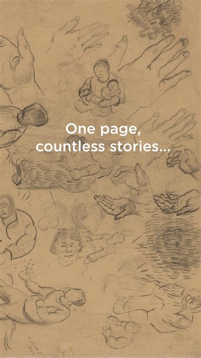 What’s your favourite detail? ✏️ ‘Sketches of Figures and Studies of a Hand’, 1890 © Van Gogh Museum | Vincent van Gogh
