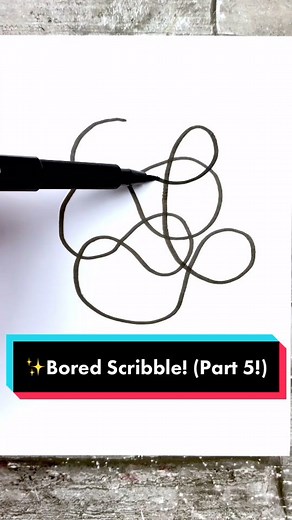 Scribble Art Tutorial - Part 5 | Fun & Easy Beginner Art Lessons