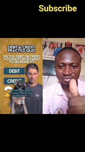 Debit & Credit Quiz. #account #quiz #trivia