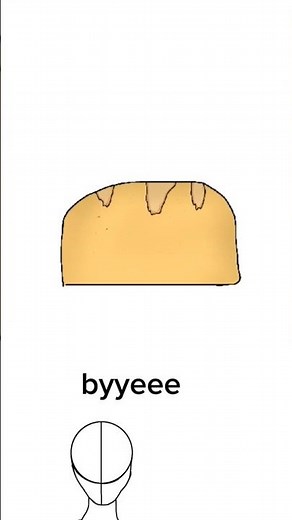 How to draw bread #art #digitalart #howtodraw