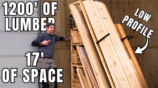 I fit 1,200' of lumber in 17' – game-changing rack build