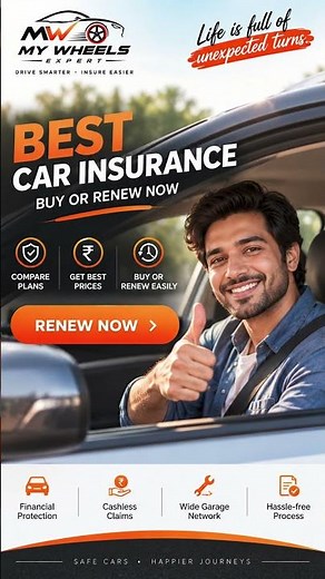 Car Insurance Made Easy | Buy or Renew Car Insurance | My Wheels Expert | Compare Plans & Get Quotes