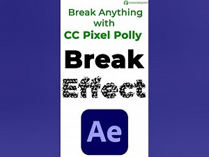Break Effect in Adobe After Effects shorts aftereffects