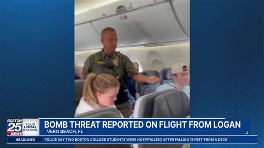 Bomb threat reported on flight from Boston to Florida, prompting emergency response | Haystack News