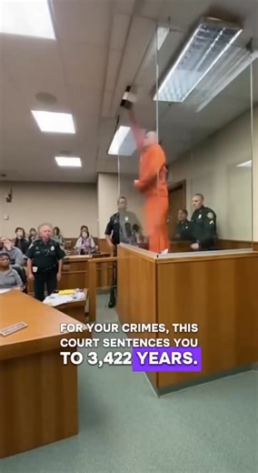 Courtroom Erupts as Judge Hands Down Jaw-Dropping 3,422-Year Sentence Watch full video in the first comment! | Cop Nation