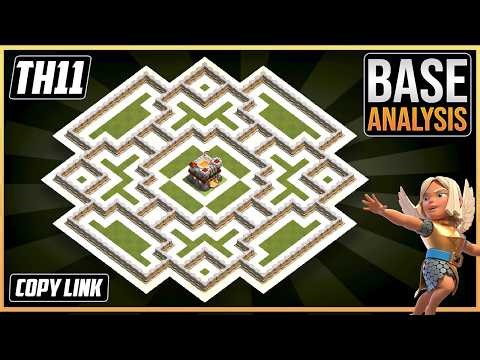 ULTIMATE TH11 HYBRID/TROPHY Base 2026!! COC Town Hall 11 (TH11) Trophy Base Design – Clash of Clans