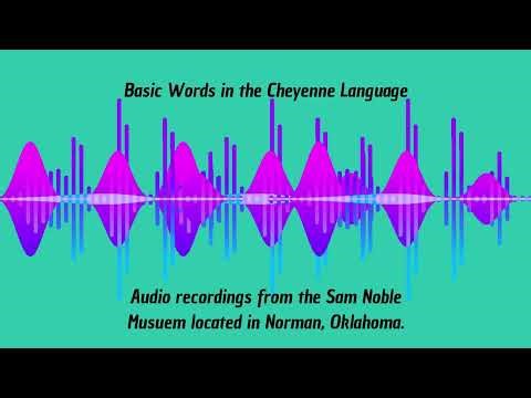 Basic Words in the Cheyenne Language- Audio recordings created by the Sam Noble Museum