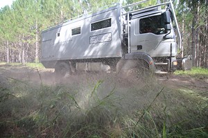Any Terrain. Any Time. Check out the Commander being put to the test on some mud tracks. Easy Done. | SLRV Expedition Vehicles
