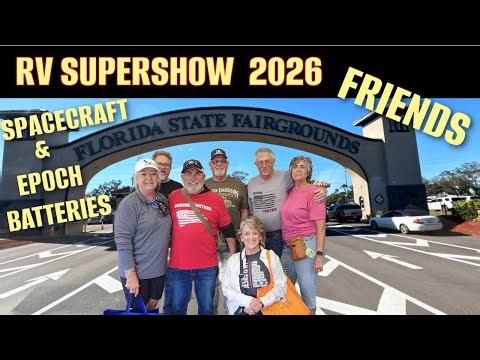 Friends, SpaceCraft and Epoch Batteries at the Florida RV SuperShow 2026