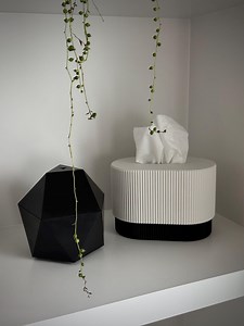 Square & Rectangular Tissue Box Cover Replacement | Minimalist Capsule Tissue Box Holder Pod | Rs.1 - Etsy